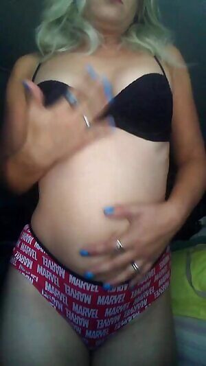 Red cotton panties with white Marvel logo💖72hrs wear with customizing available💖60 pairs on clearance now❤pm u/thetempest2007 or kik tempest2007 for info and to see my panty drawer❤