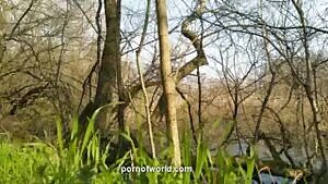 Cute sucks a dick in nature MissNimpho. - amateur