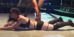 Priscilla Kelly with a close call 👀🍑