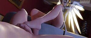 Mercy footjob
