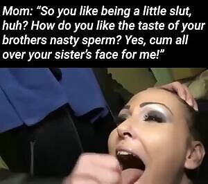 I didn't want to do it but my mom forced me to punish my sister for acting 'slutty'