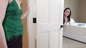 Almost Caught But She Kept It On