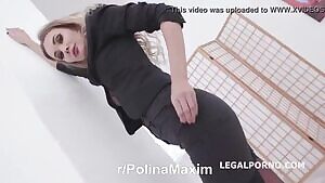 No Pussy Penetration Policy - Polina Maxim 4on1 No Pussy, DAP, Balls Deep Anal, Swalow