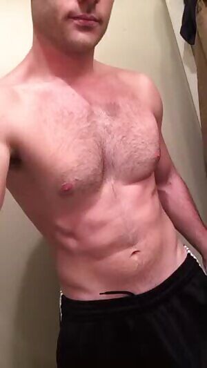 Quick strip before the shower