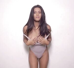 perfect Cuban setting her breasts free from their oppressors