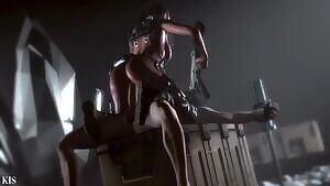 Caveira grilling a captive