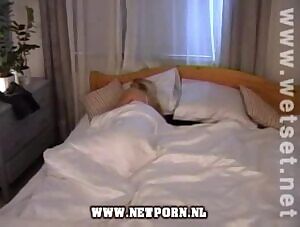 Girl loves wetting the bed