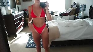 Slim Thick STBA showing off PHat PAWG Ass in Swimwear