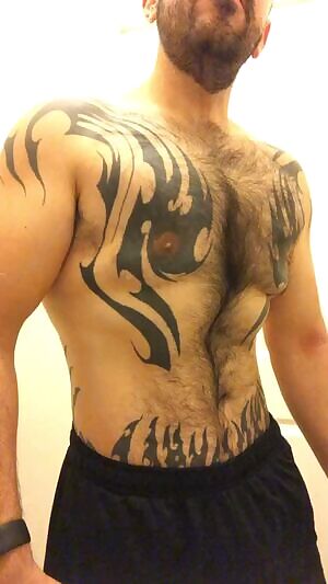 Insanely furry in the front. Should I let my back hair grow out?