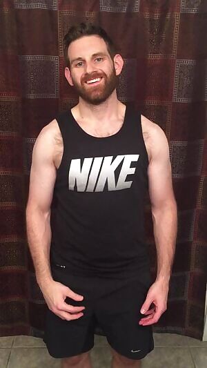 Stripping down before I climb on top of you in bed