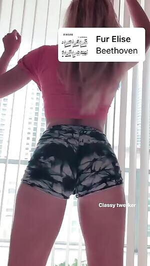 Bussing it open in shorts