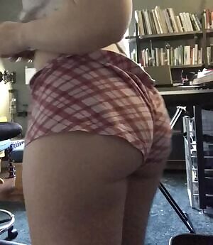 These old pajama shorts wouldn’t stay on at all if my ass weren’t so big
