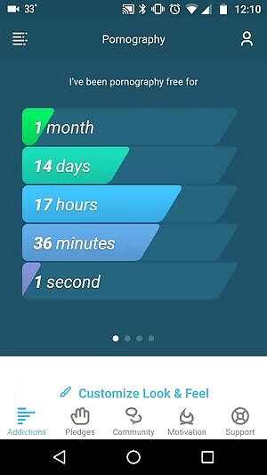 If you feel any sense of negativity about your porn use, get the I Am Sober app. I'd been wanting to quit porn for a while and this finally did it. Not judging anyone on here, just sharing something that helped me personally.