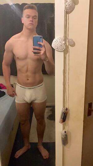 Undressing after a long day..