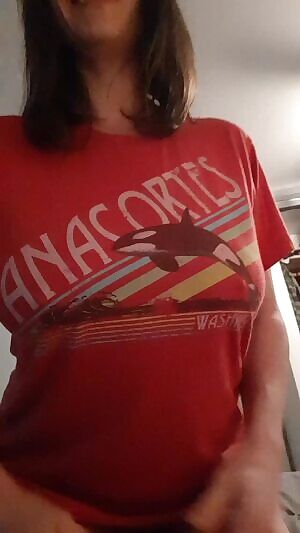 just a t-shirt and a smile 😁.... minus the t-shirt