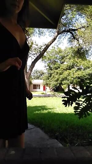 Masturbating on my front porch :)