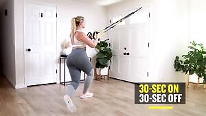 Her butt is so thick, it could rip those pants in half