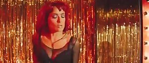 Salma Hayek stripping for us to enjoy. Such a sexy Latina MILF with such a fuckable body