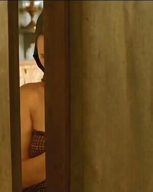 Astrid Berges-Frisbey reluctantly flashing in 'The Sea Wall'