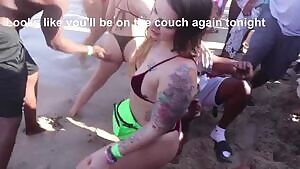 You wish every beach vacation didn't have to end this way...