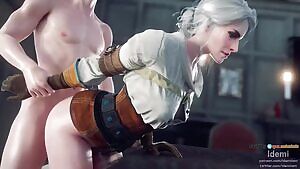 Ciri fucked from behind
