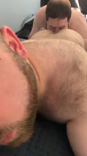 Gay Ass Eating Bear Chubby Couple