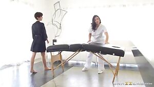 Emily Addison and Violet Starr - Hardcore Massage From Hell