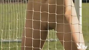 Shannah McLaughlin playing soccer