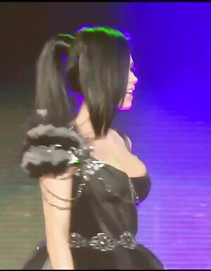 INNA during the performance на TV