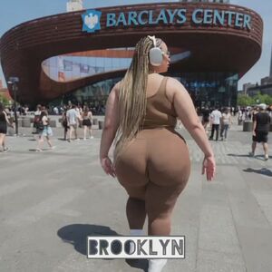BBW Thong Ai Generated Blonde Candid
