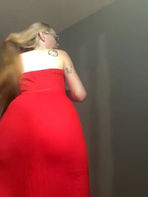 Hips Don't Lie Blonde Christmas Dress