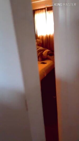 Hid a spycam in the room and decided to go for it