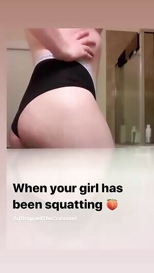 Thought I should give my booty some love, instead of just my tits, for once