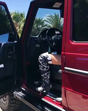 she got the horses in the back