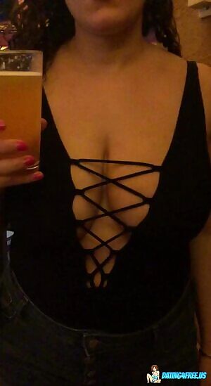 Flashing at the bar :)