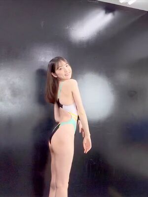 One-Piece Swimsuits Asian Ass Booty JAV