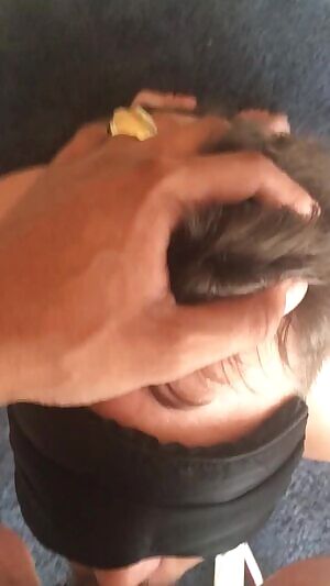 Gagging on a random guy’s big dick...said he wanted to empty his ball fast so I gave my best...