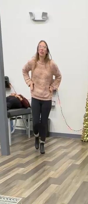 Tight leggings Barely Legal Blonde Candid