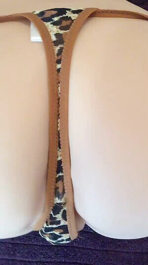 Leopard Thong!