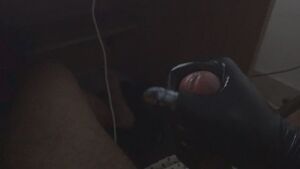 Glove Fetish Cum Cumshot Dripping Ejaculation