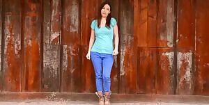 Pee dancing and spraying