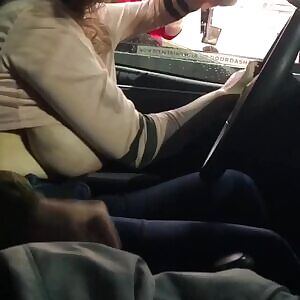 feeling some fries and showing off