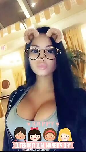 Had to nut one for her showing off