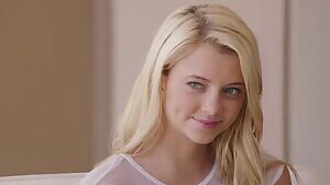 Blonde Teen Takes Her First BBC