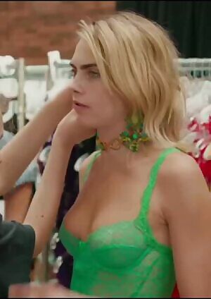 Cara Delevingne busty plot in 