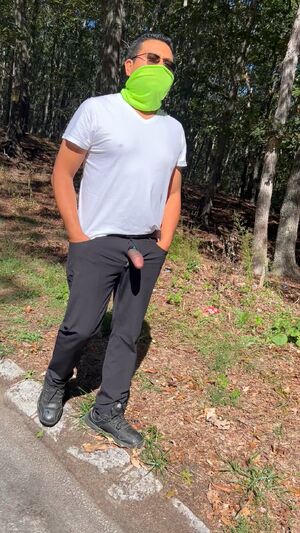 Gay Latino Big Dick Outdoor Public