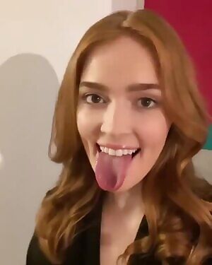 Tongue out!