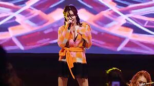 Hyuna Flashing Her Bra