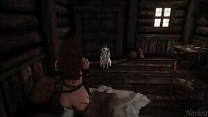 Vampire Hunter is about to leave for her next raid, but is stopped by her dog