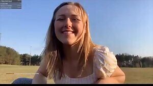 19yo Ajvie Showing Off Her Swollen Behind